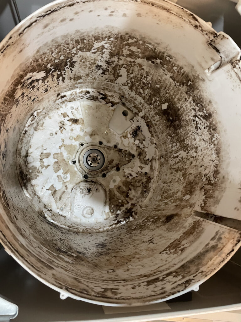 洗濯機クリーニング（槽内作業前）