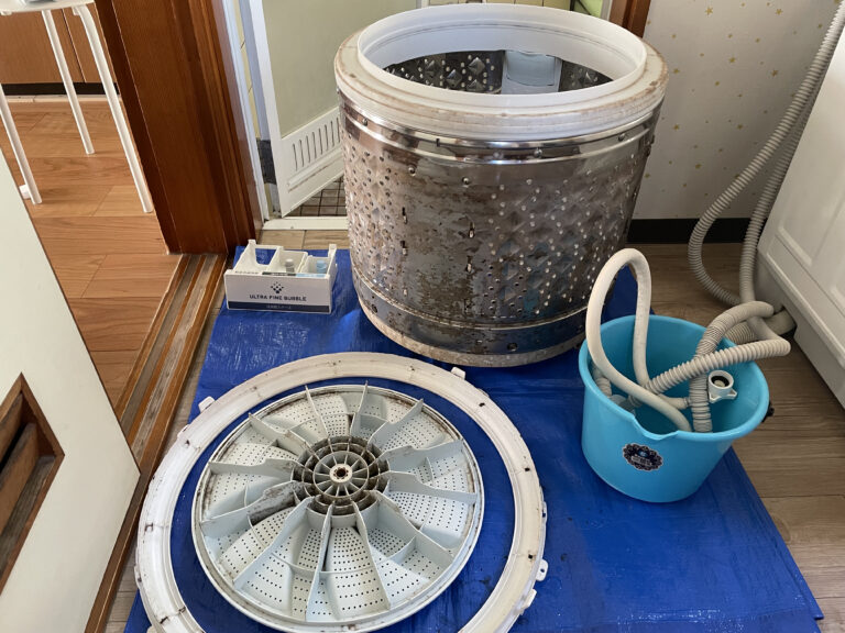 洗濯機クリーニング（縦型作業前）